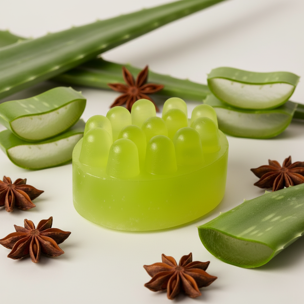 Aniseed Aloe Vera Green Soap