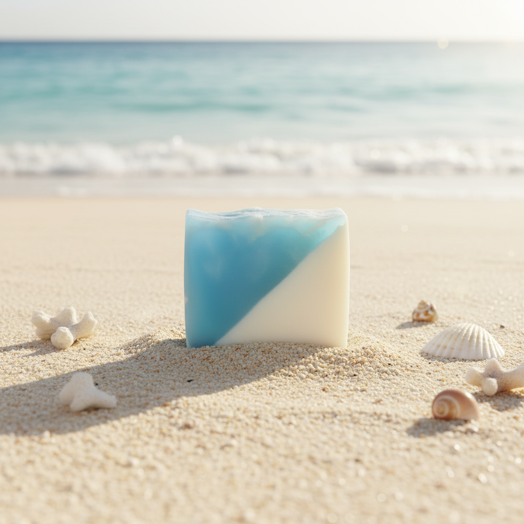 Beach Holiday Soap - Beach Background