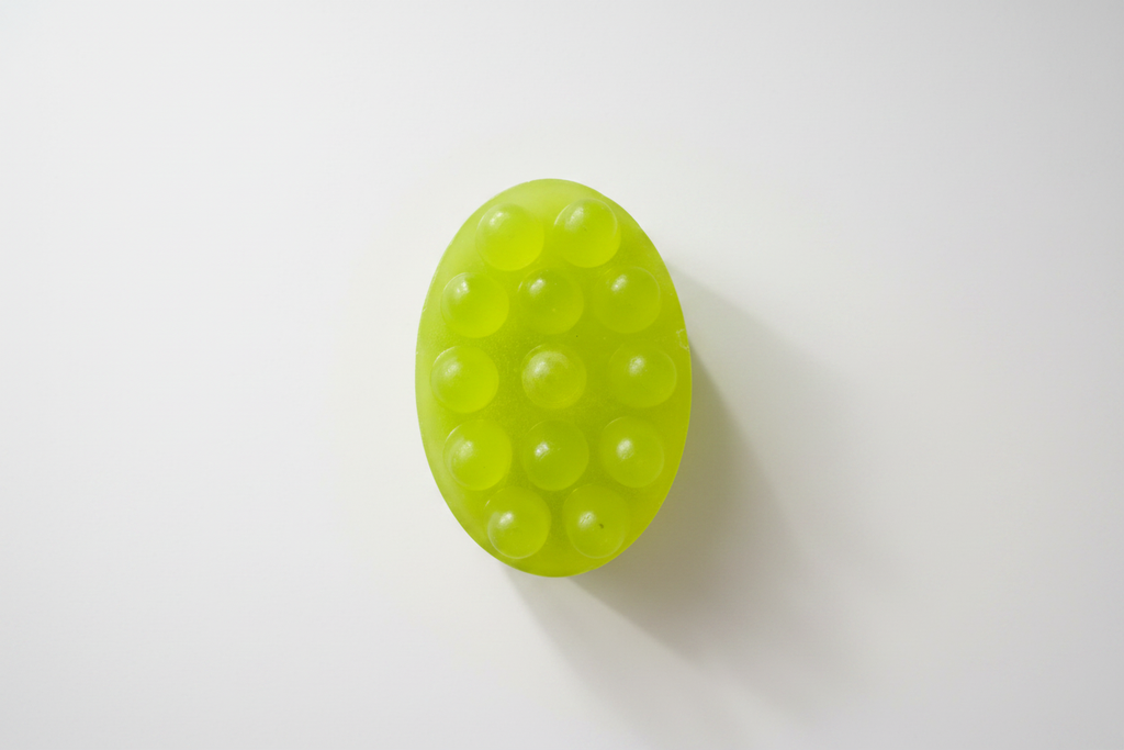 Green Oval Soap Off-White