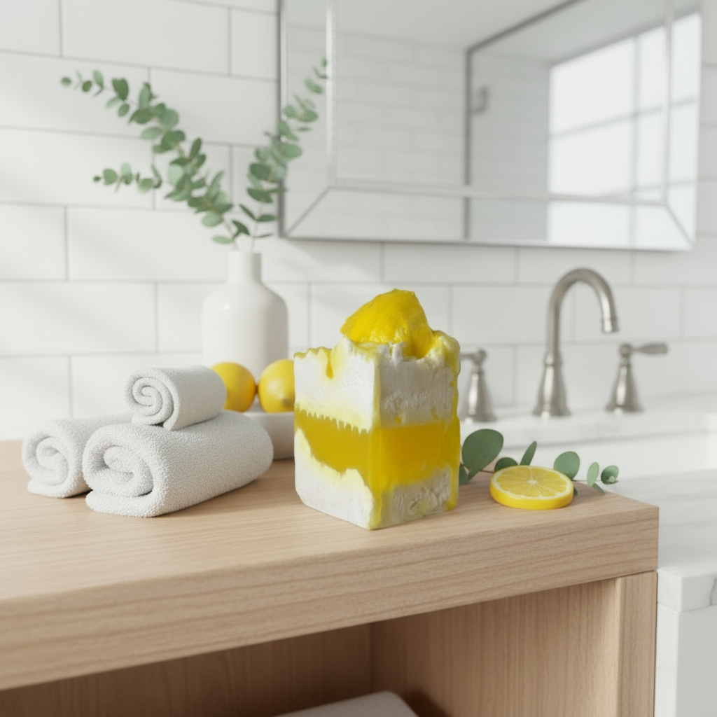 Lemon Cake Soap - Spa Version