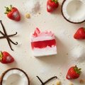 Strawberry Vanilla Coconut Cake Soap